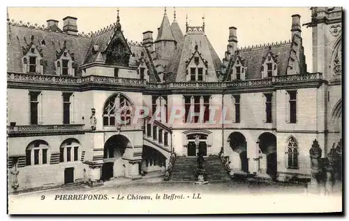 Ansichtskarte AK Pierrefonds Le Chateau Le Beffroi