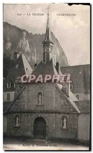 Cartes postales La Grande Chartreuse Entree du Monastere