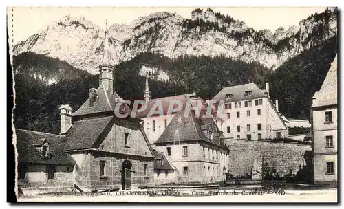 Cartes postales La Grande Chartreuse Cour d entree du Couvent