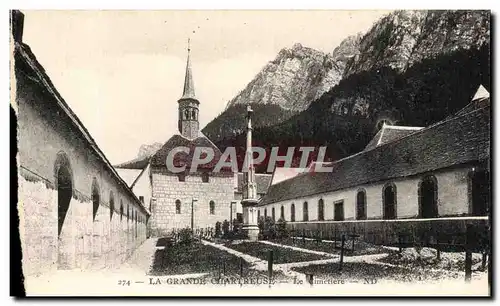 Cartes postales La Grande Chartreuse Le Cimetiere