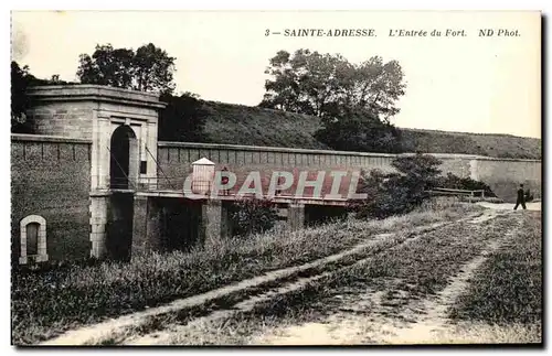 Ansichtskarte AK Sainte Adresse L Entree du Fort Militaria