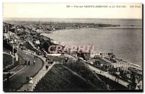 Cartes postales Vue Sur Sainte Adresse et Le Havre