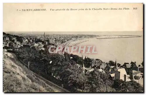 Ansichtskarte AK Sainte Adresse Vue Generale du Havre Prise de La Chapelle Notre dame des flots