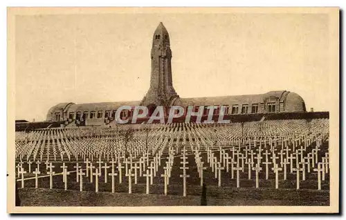 Ansichtskarte AK L ossuaire de Douaumont et le Cimetiere National Militaria