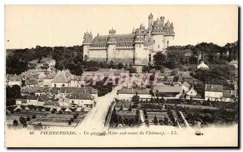 Cartes postales Pierrefonds Vue generale