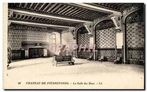 Cartes postales Chateau De Pierrefonds Le Salle des Ducs