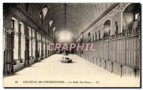 Cartes postales Chateau De Pierrefonds Le Salle des Preux