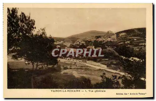 Cartes postales Vaison La Romaine Vue generale