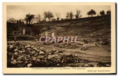 Cartes postales Vaison La Romaine Le Theatre Vue generale