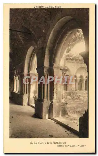 Ansichtskarte AK Vaison La Romaine Le Cloitre de la cathedrale