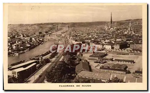 Cartes postales Panorama De Rouen