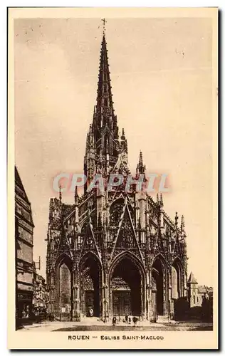 Cartes postales Rouen Eglise Saint Maclou