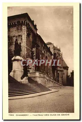 Ansichtskarte AK Chambery Chateau Des Duos De Savoie