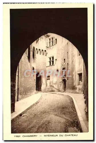 Cartes postales Chambery Interieur Du Chateau