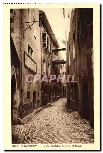 Cartes postales Chambery Vue Basse Du Chateau