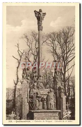 Ansichtskarte AK Quemenven Calvaire de Kergoat Calvaire de 2eme ordre