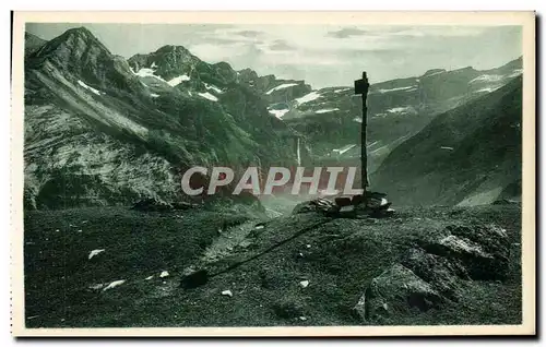 Cartes postales Les Beaux Paysages de France Les Pyrenees Gavarnie Le Cirque Vue prise de la Terrasse Bellevue