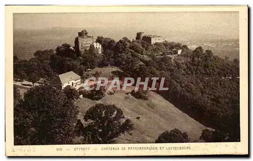 Cartes postales Ottrott Chateaux de Rathsamhausen et Lutzelbourg