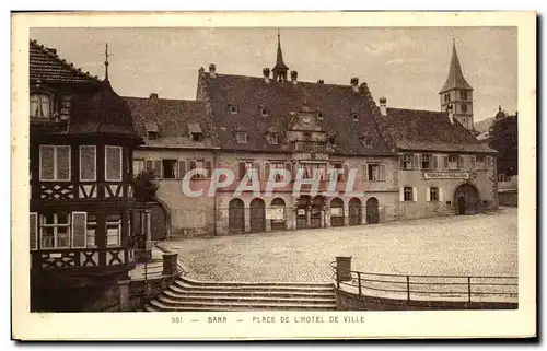 Cartes postales Barr Place De L Hotel De Ville