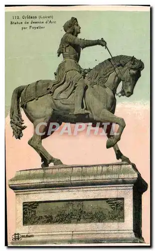 Ansichtskarte AK Orleans Statue De Jeanne D Arc Par Foyatier