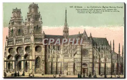 Cartes postales Orleans La Cathedrale