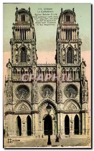 Cartes postales Orleans La Cathedrale Eglise Sainte Croix