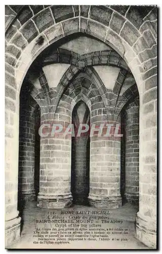 Cartes postales Mont Saint Michel L Abbaye Salie des Chateau