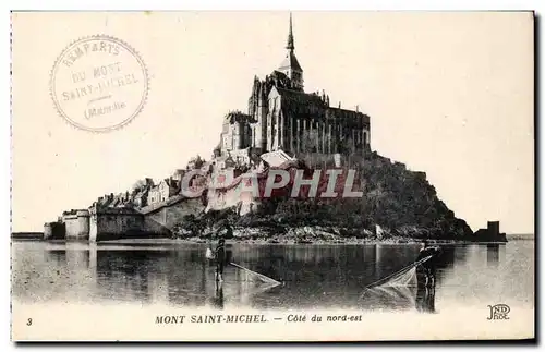 Cartes postales Mont Saint Michel Cote du Nord Est Pecheurs