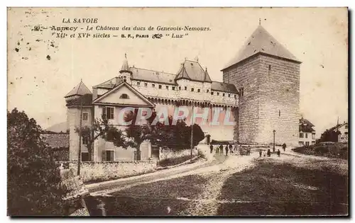 Cartes postales Annecy Le Chateau des Ducs de Genevois Nemours