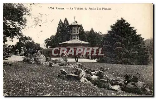 Ansichtskarte AK Rennes La Voliere du Jardin des Plantes