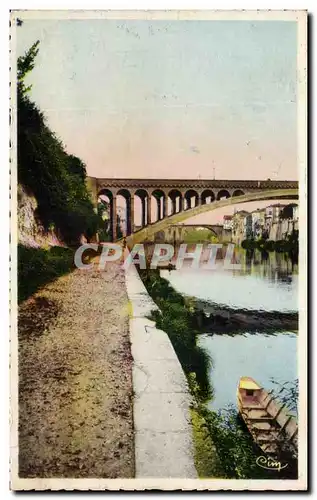 Cartes postales Villeneuve Perspective Sur Le Lot
