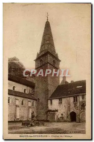 Cartes postales Baume Les Messieurs Clocher De L Abbaye