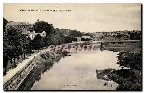 Cartes postales Charleville La Meuse et Quai Du Moulinet