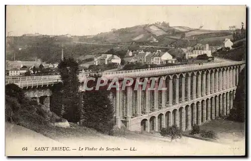 Ansichtskarte AK Saint Brieuc Le Viaduc du Souzain