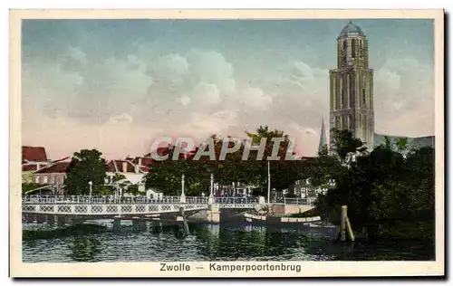 Cartes postales Zwolle Kamperpoortenbrug