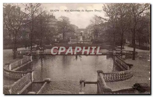 Ansichtskarte AK Dijon Vue Generale Du square Darcy