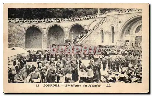 Cartes postales Lourdes Benediction des Malades