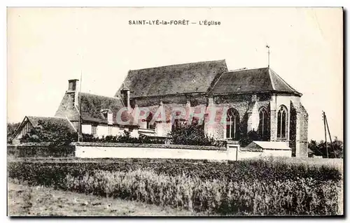 Ansichtskarte AK Saint Lye La Foret L Eglise