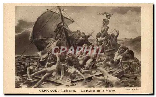 Cartes postales Gericault La Radeau De La Meduse