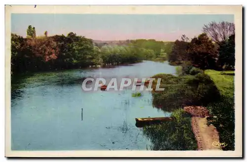 Ansichtskarte AK Montbazon Paysage Des Bords de l Indre