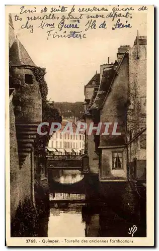 Ansichtskarte AK Quimper Tourelle des Anciennes Fortifications