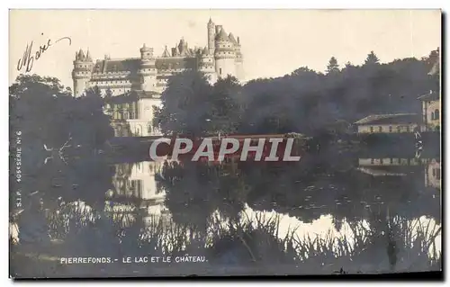 Cartes postales Pierrefonds Le Lac Et le Chateau