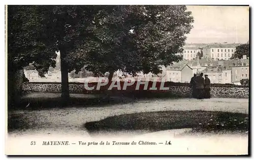 Cartes postales Mayenne Vue Prise de La Terrasse du Chateau