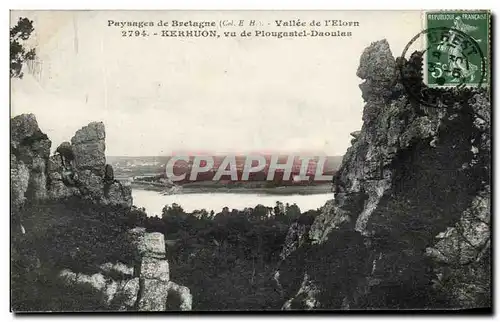 Cartes postales Kerhuon Vu de Plougastel Daoulas