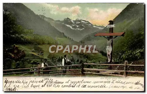 Cartes postales Fluhli Ranft Christ Am Wege nach Melehtnal