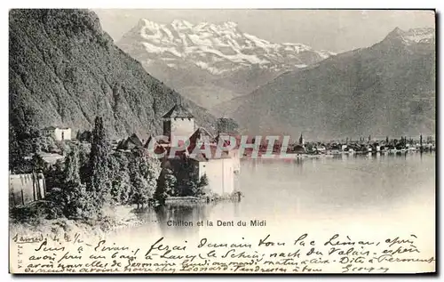 Cartes postales Chillon Et La Dent Midi