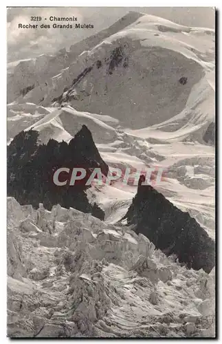 Cartes postales Chamonix Rocher des Grands Mulets