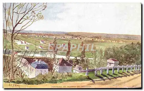 Cartes postales Panorama Du plateau De Gravelle