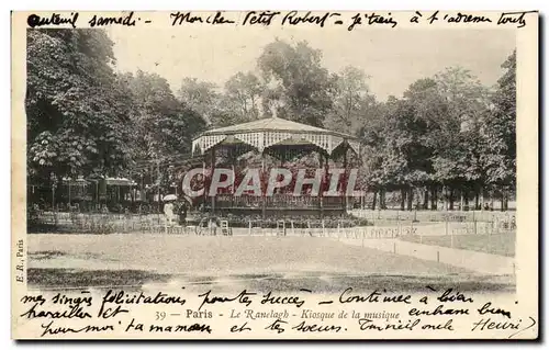 Cartes postales Paris Le Ranelagh Kiosque de La Musique