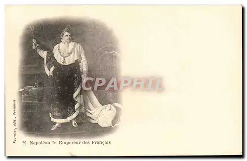 Cartes postales Napoleon 1er Empereur des Francais